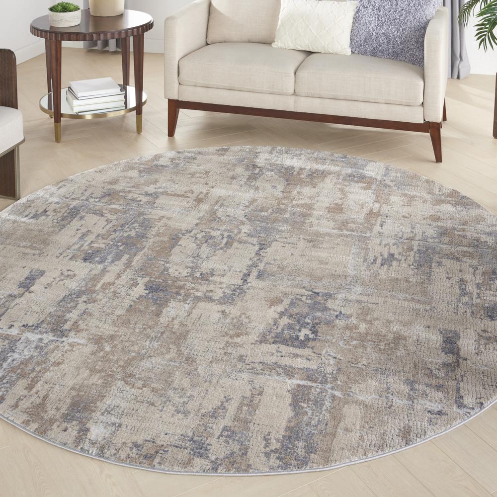 Modern Round Area Rug, 8' x Round. Picture 3