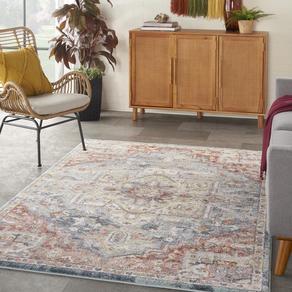 Vintage Rectangle Area Rug, 5' x 7'. Picture 2