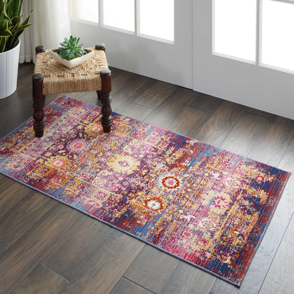 Vintage Rectangle Area Rug, 2' x 4'. Picture 8