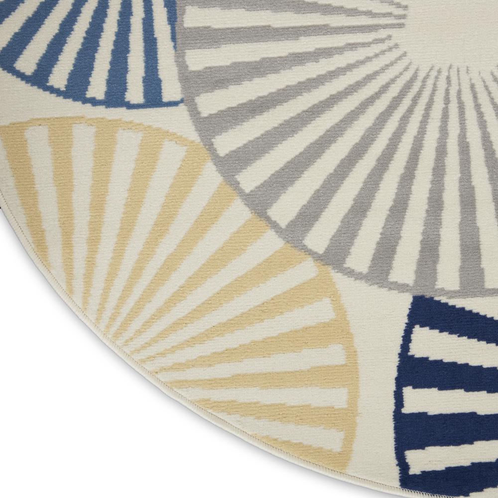 Contemporary Round Area Rug, 8' x Round. Picture 5