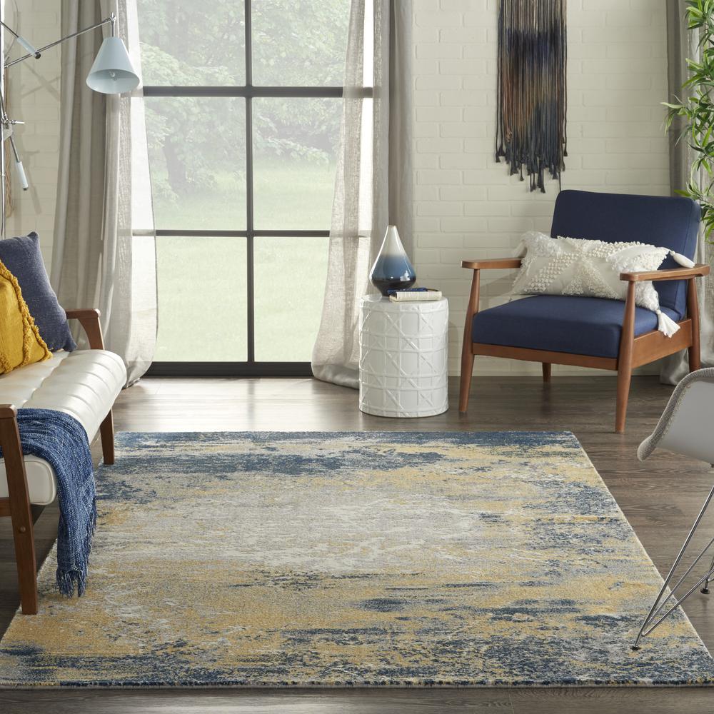 Modern Rectangle Area Rug, 6' x 8'. Picture 9