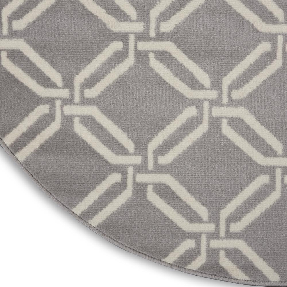 Contemporary Round Area Rug, 5' x Round. Picture 5