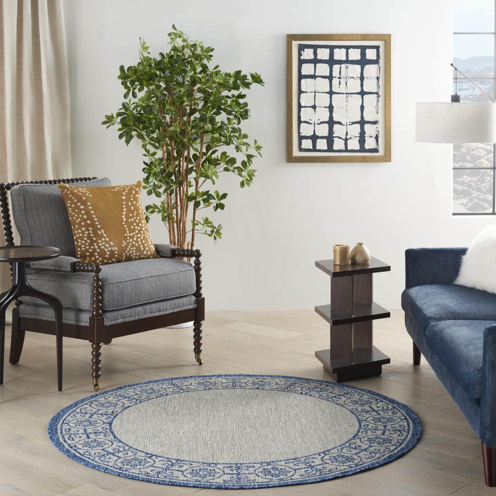 Nourison Garden Party Area Rug, 5' Round (99446811028). Picture 9