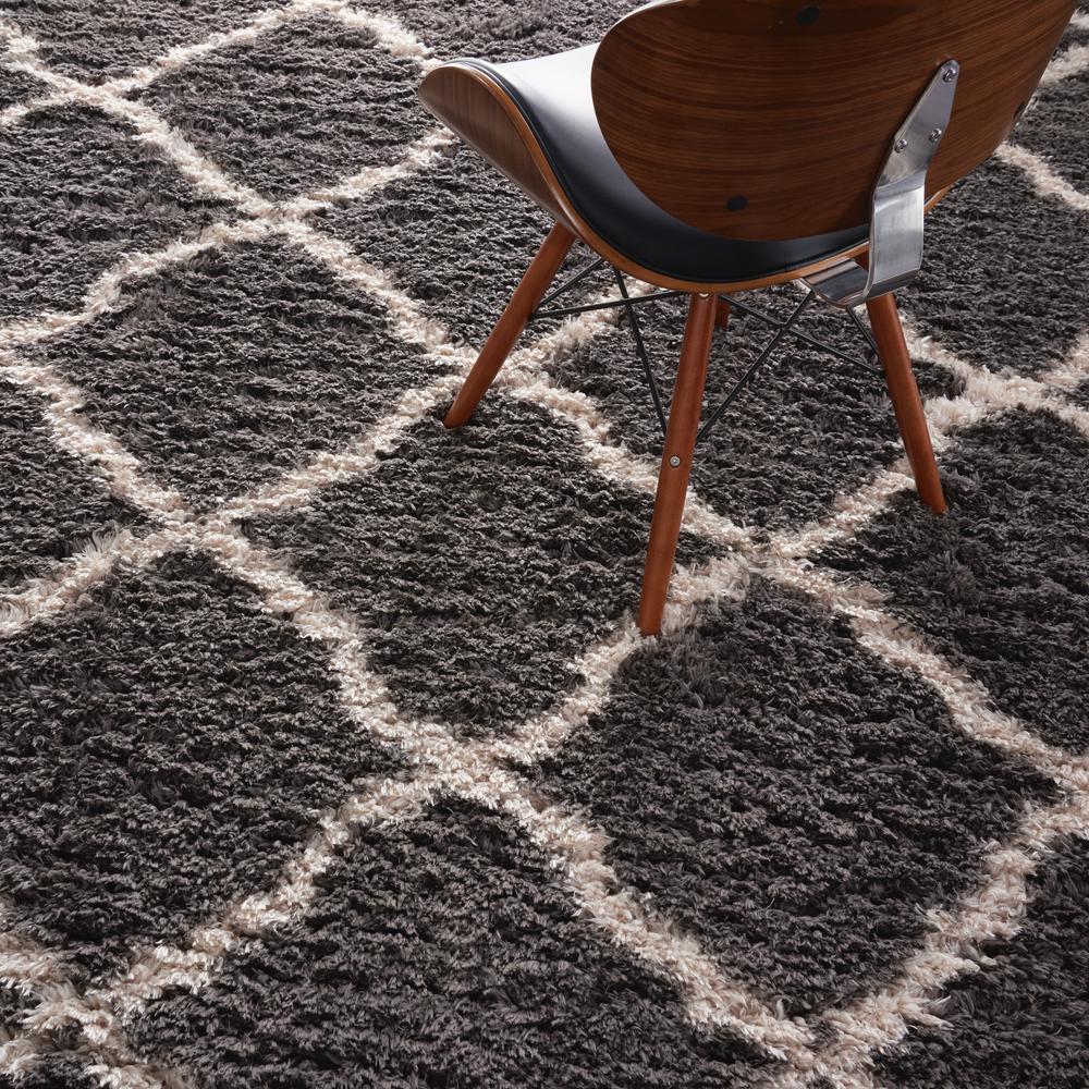 Shag Rectangle Area Rug, 9' x 12'. Picture 8