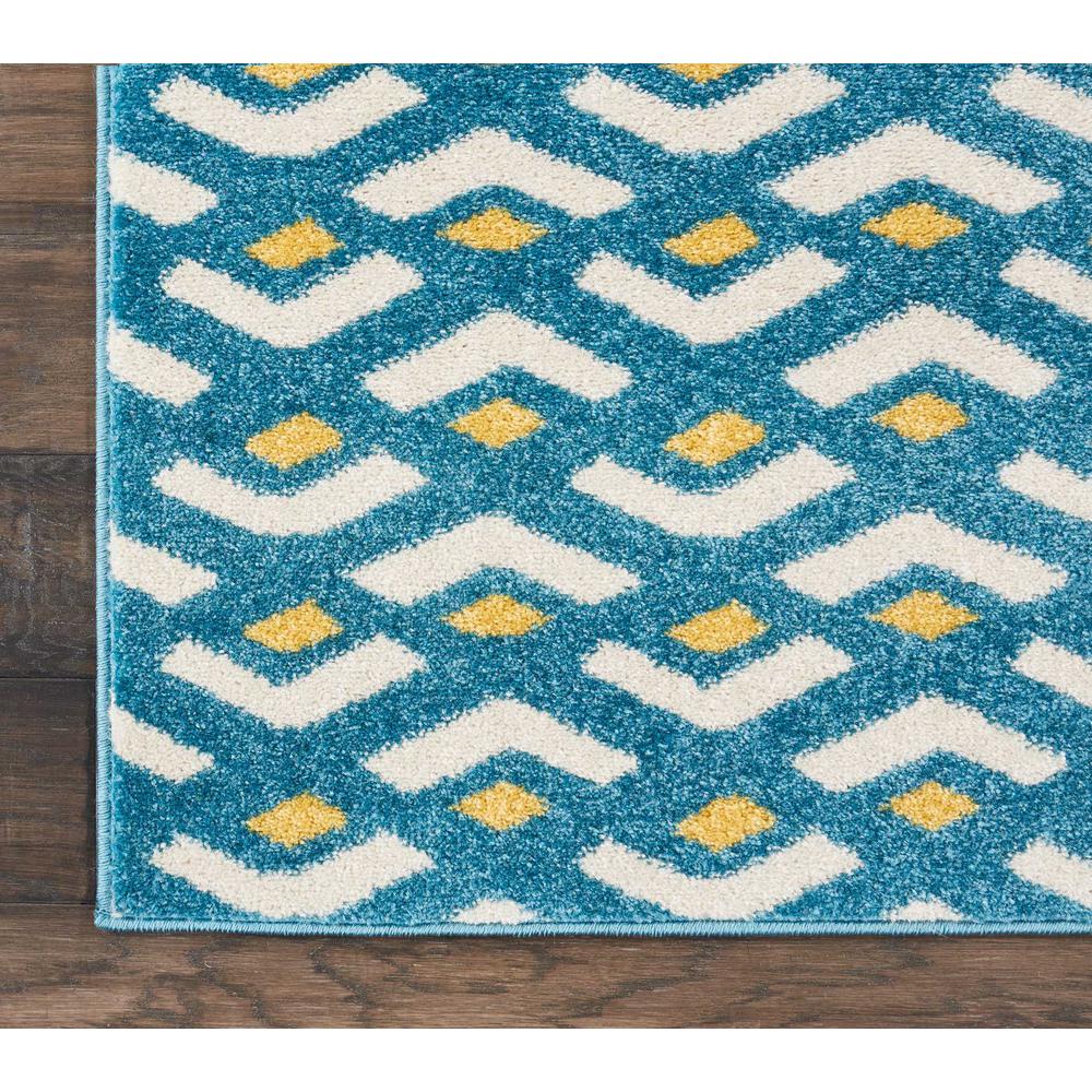 Nourison Harper Blue Kids Area Rug. Picture 3
