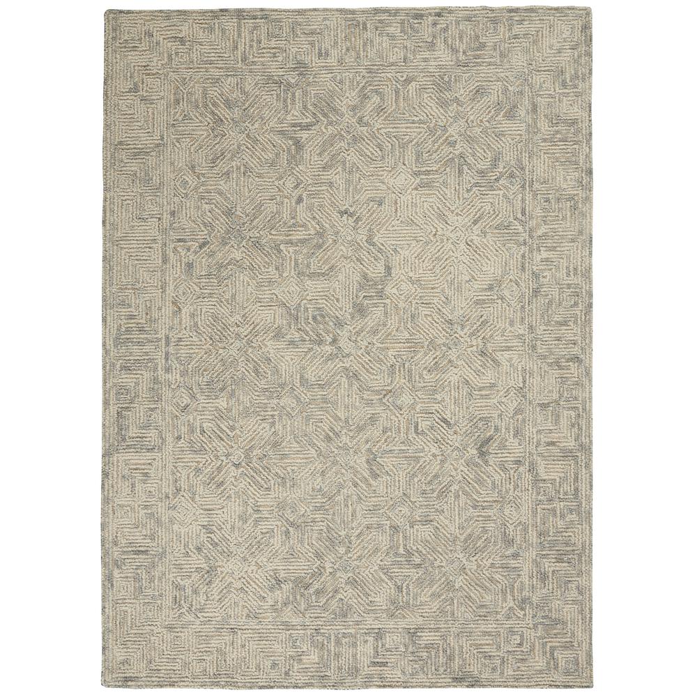 Modern Rectangle Area Rug, 5' x 7'. Picture 1