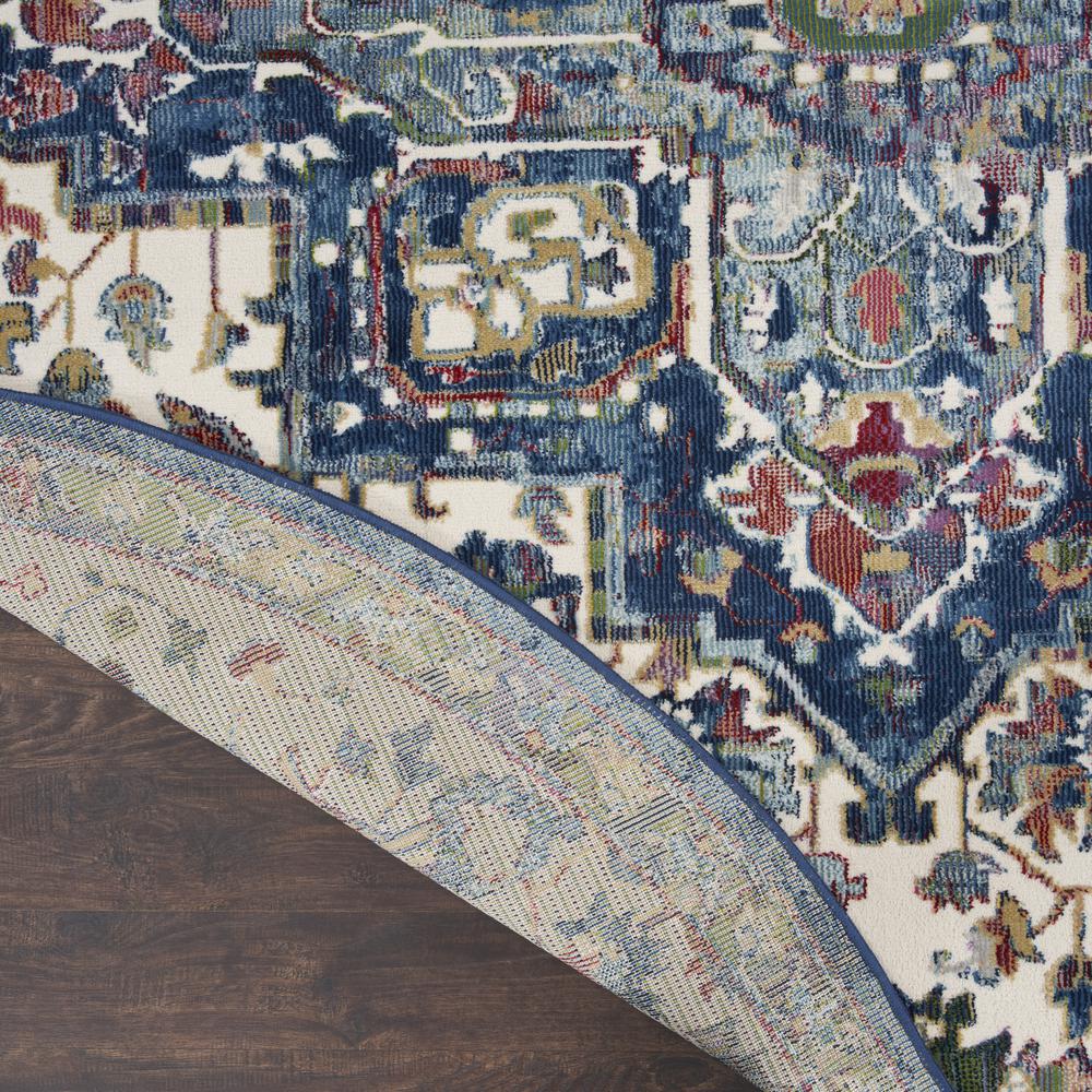 Bohemian Round Area Rug, 4' x Round. Picture 3