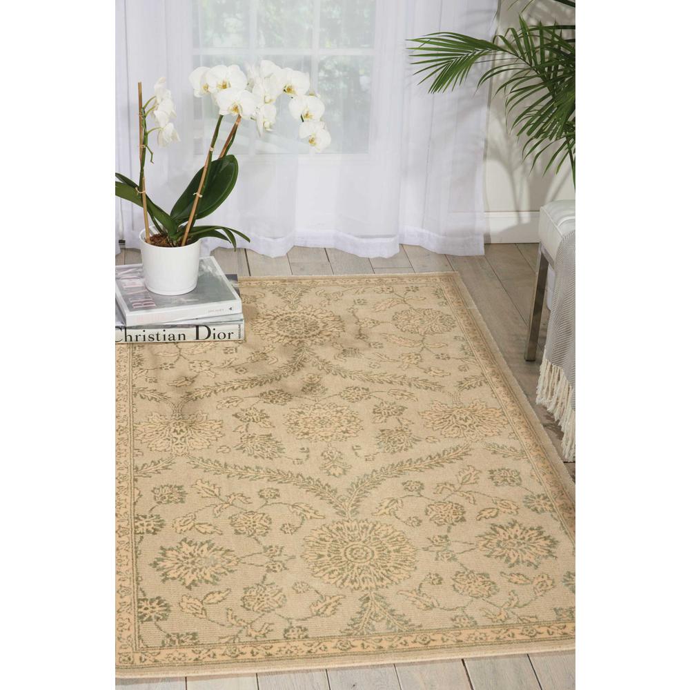 Luminance Area Rug, Cream/Mint, 3'5" x 5'5". Picture 2