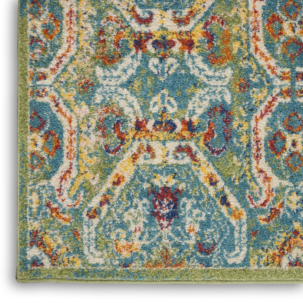 ALR05 Allur Turquoise Multicolor Area Rug- 5'3" x 7'3". Picture 4
