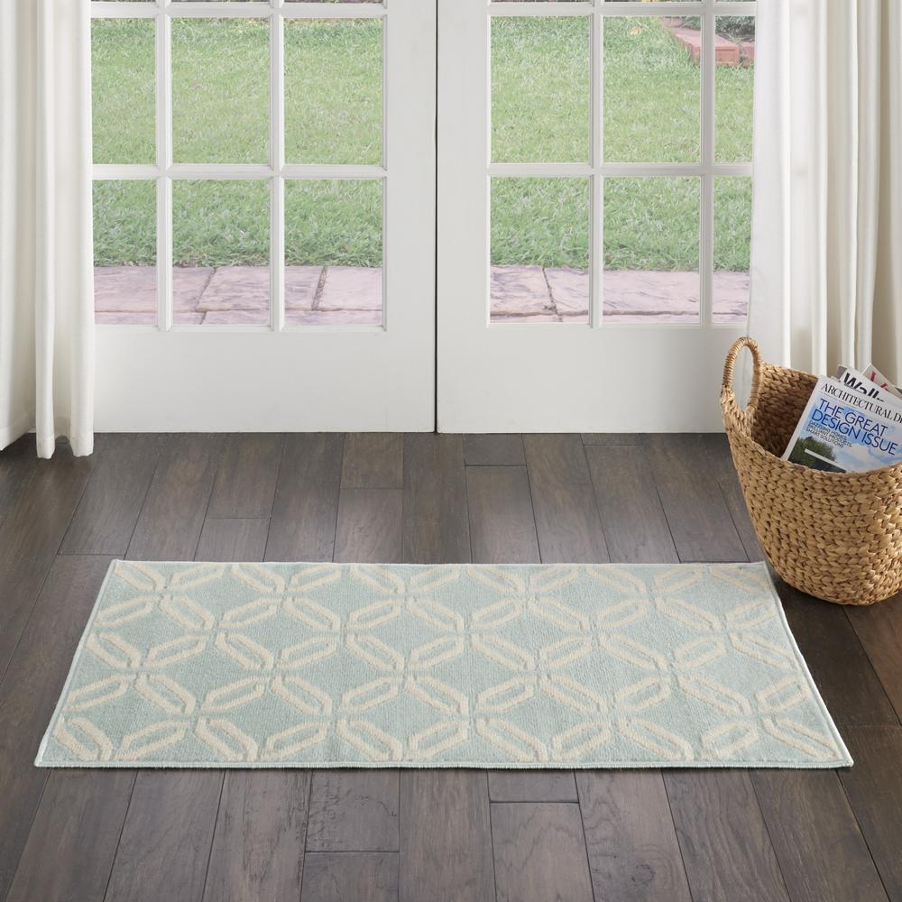 Coastal, Nautical & Beach Rectangle Area Rug, 2' x 4'. Picture 2