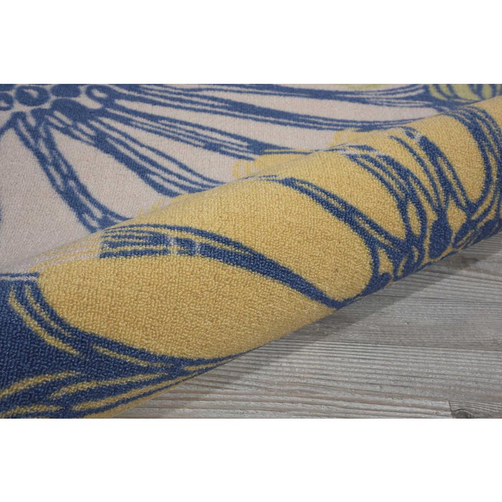 Home & Garden Area Rug, Blue, 6'6" x SQUARE. Picture 4