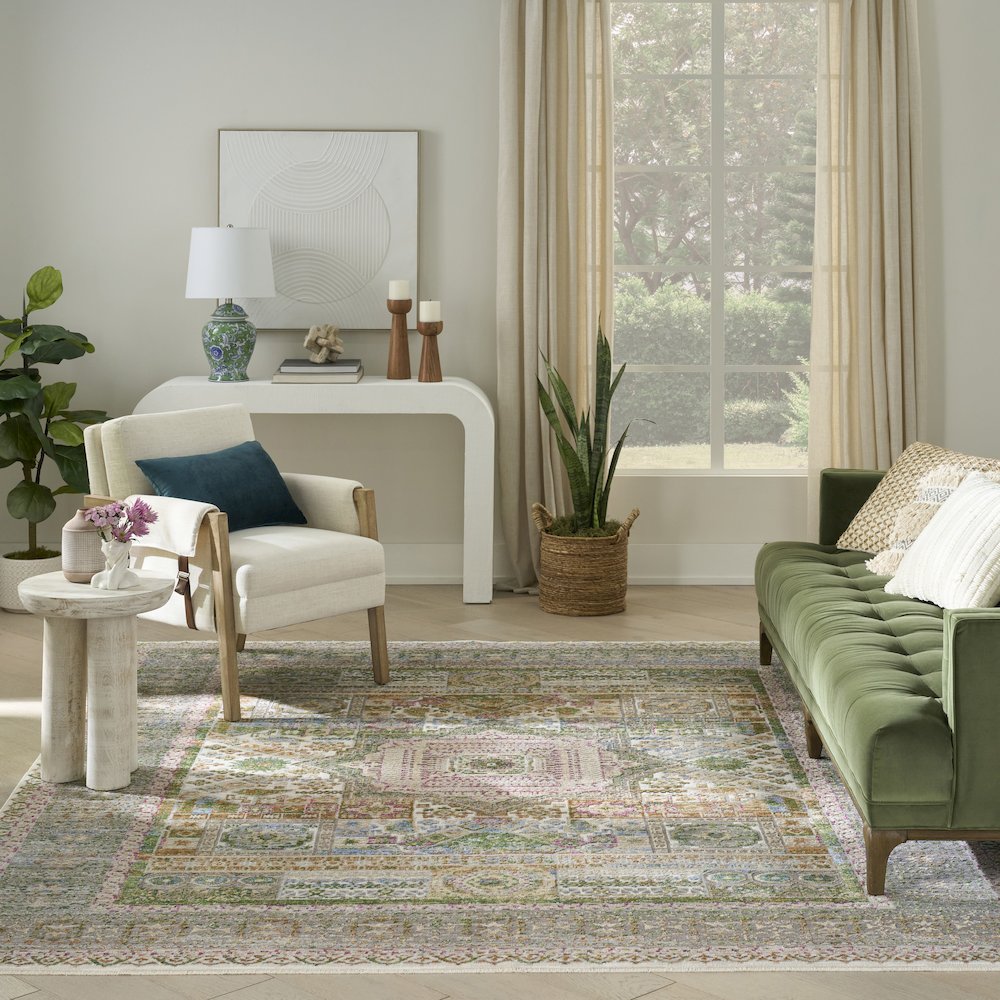 Nourison Home Vintage Harmony Area Rug. Picture 9