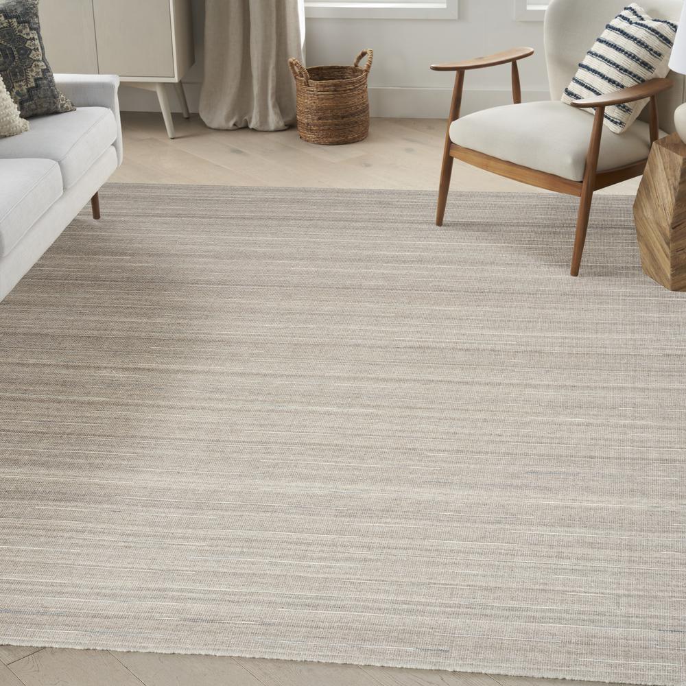 Nourison Interweave Area Rug Gray IWV01. Picture 2