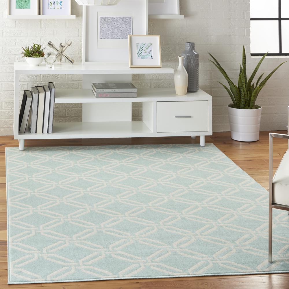 Coastal, Nautical & Beach Rectangle Area Rug, 5' x 7'. Picture 10