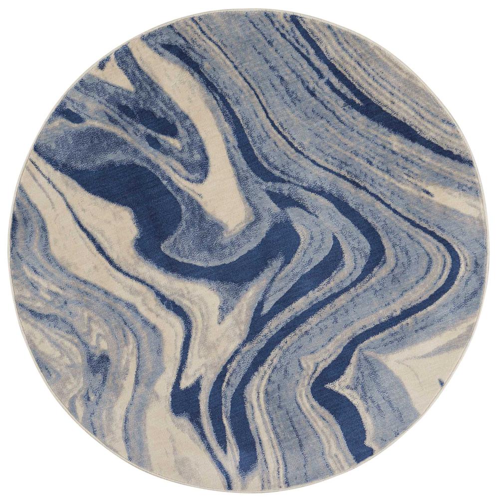 Modern Round Area Rug, 6' x Round. Picture 1