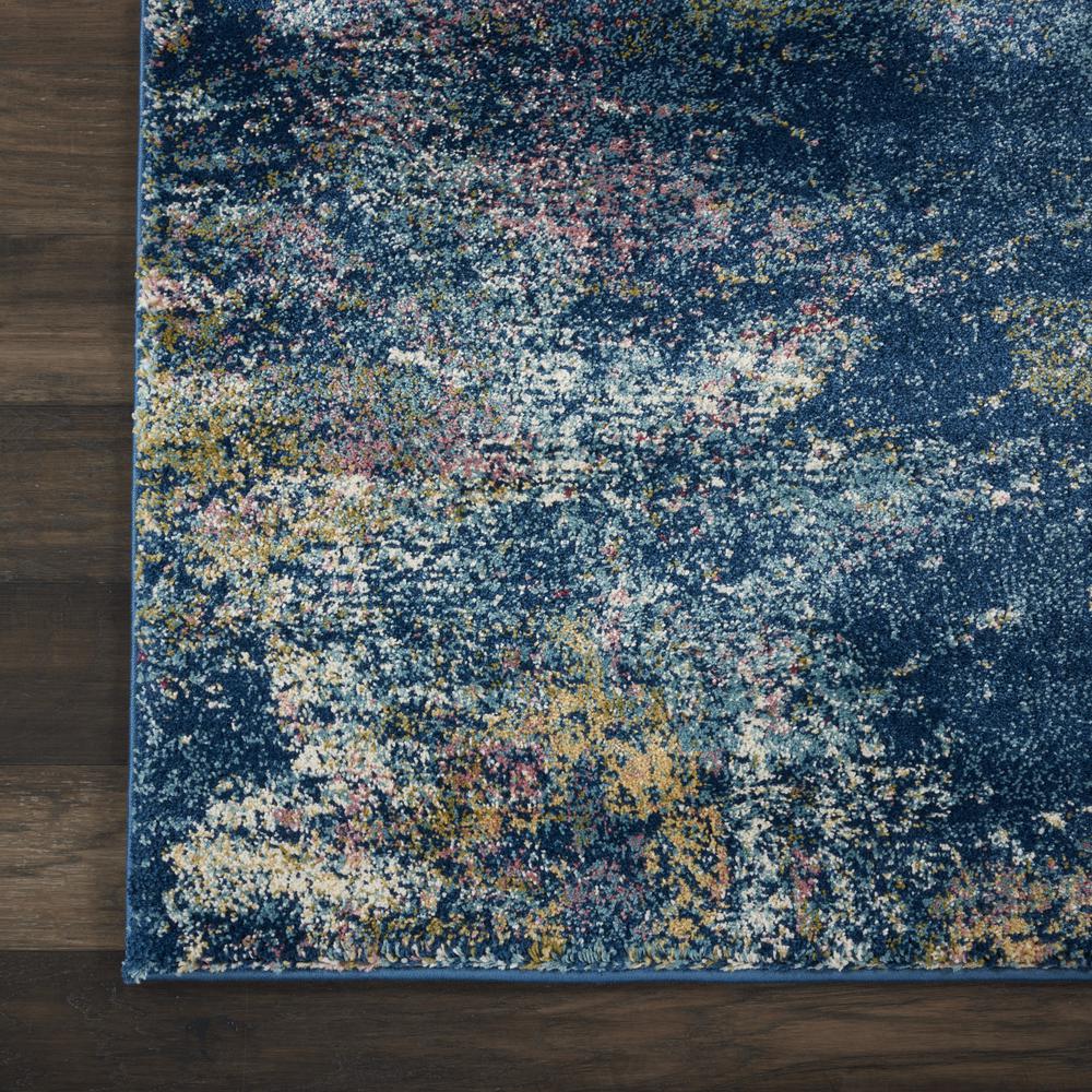 Fusion Area Rug, Blue Multicolor, 7'10" x 10'6". Picture 2