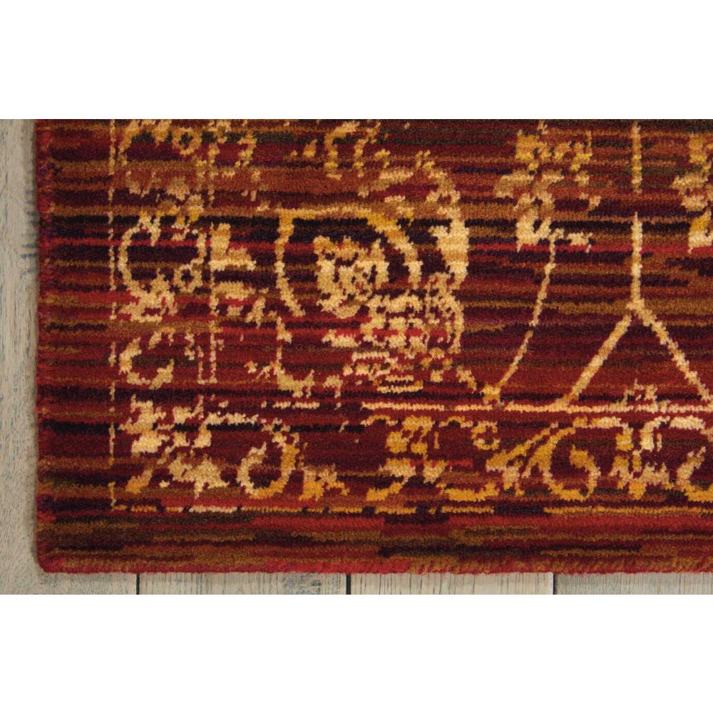 Rhapsody Area Rug, Sienna/Gold, 8'6" x 11'6". Picture 3