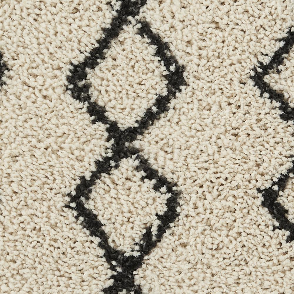 Nourison Home Geometric Shag Area Rug. Picture 6