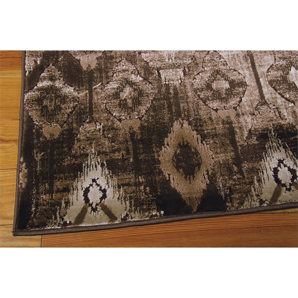 Karma Area Rug, Chocolate, 5'3" x 7'4". Picture 2
