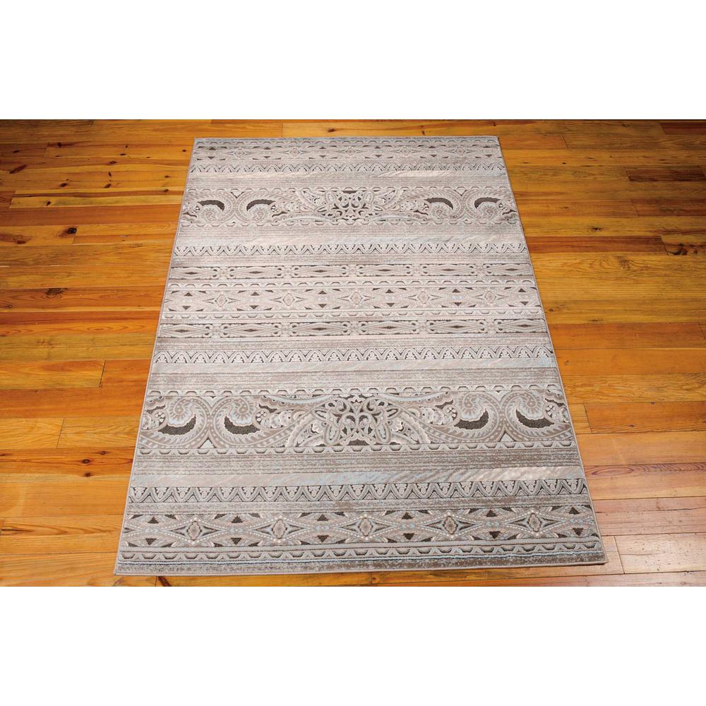 Karma Area Rug, Stone, 3'9" x 5'9". Picture 3