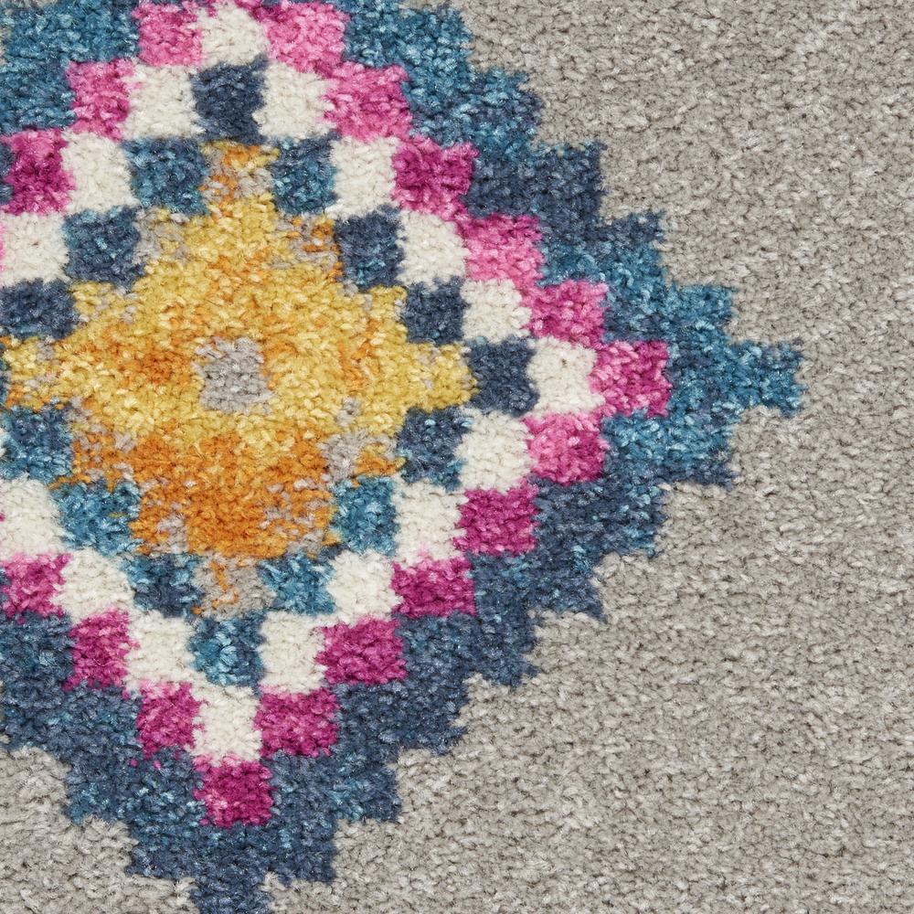Rectangle Bohemian Machine Made Area Rug. Picture 6