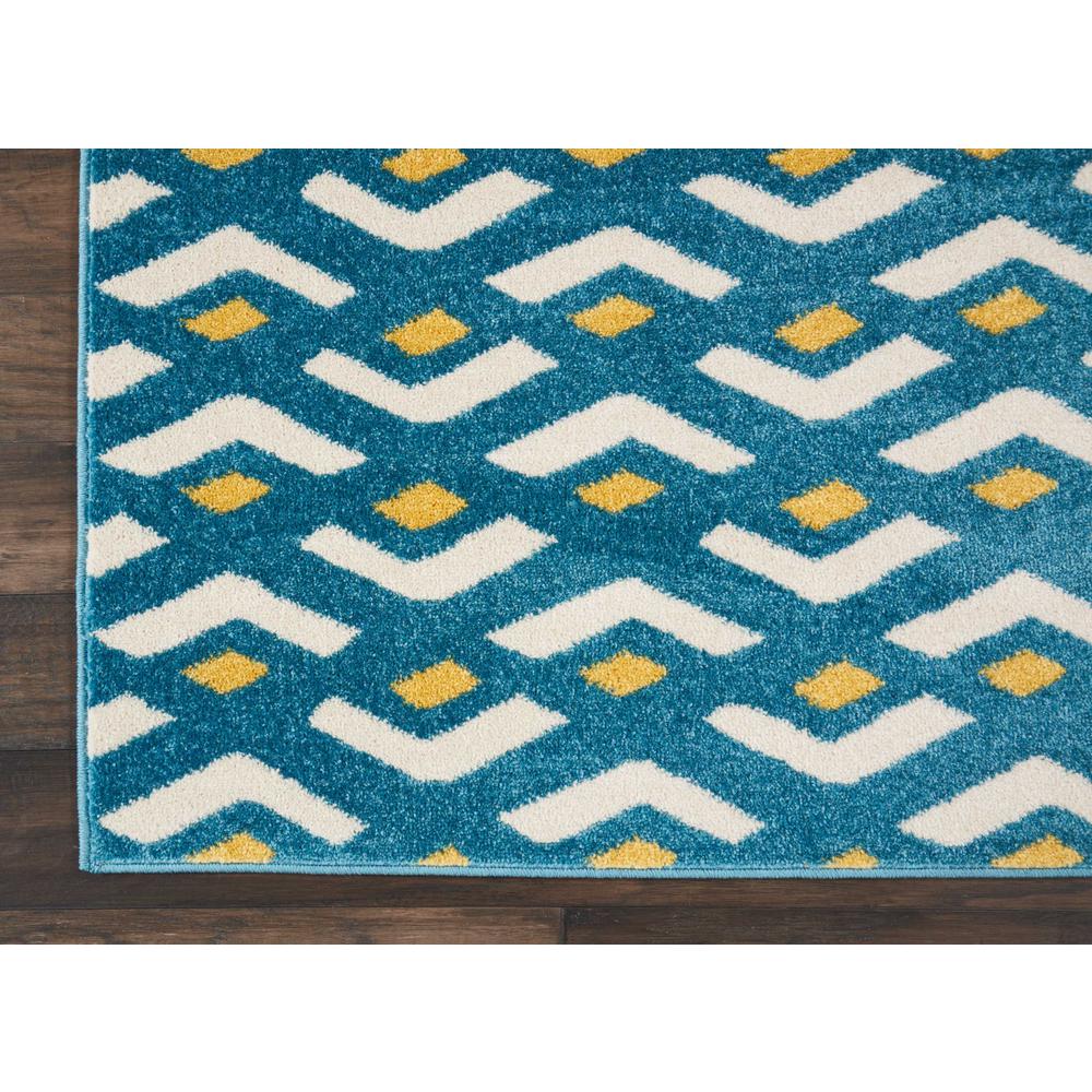 Nourison Harper Blue Kids Area Rug. Picture 3
