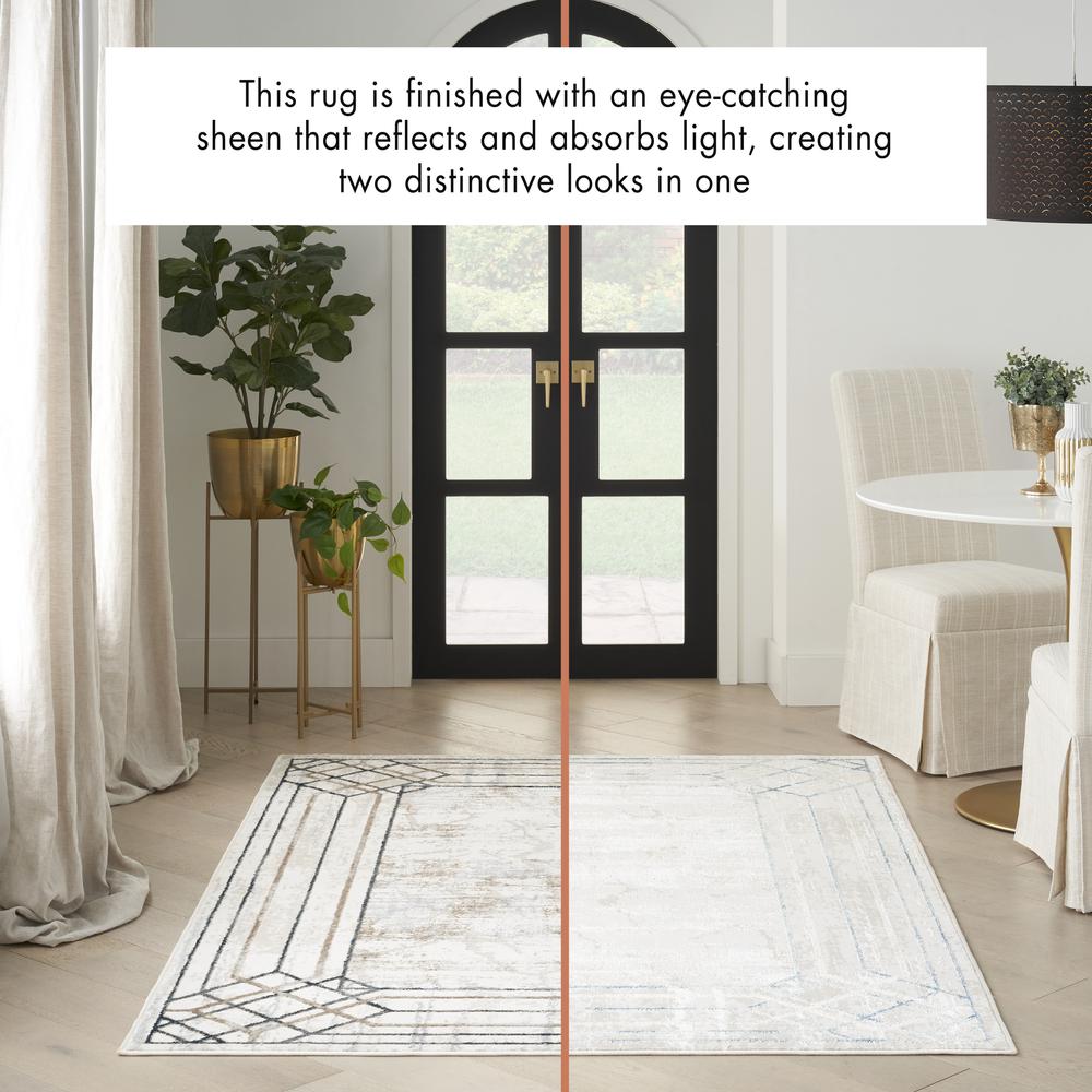 Mid-Century Modern Runner Area Rug, 8' Runner. Picture 8
