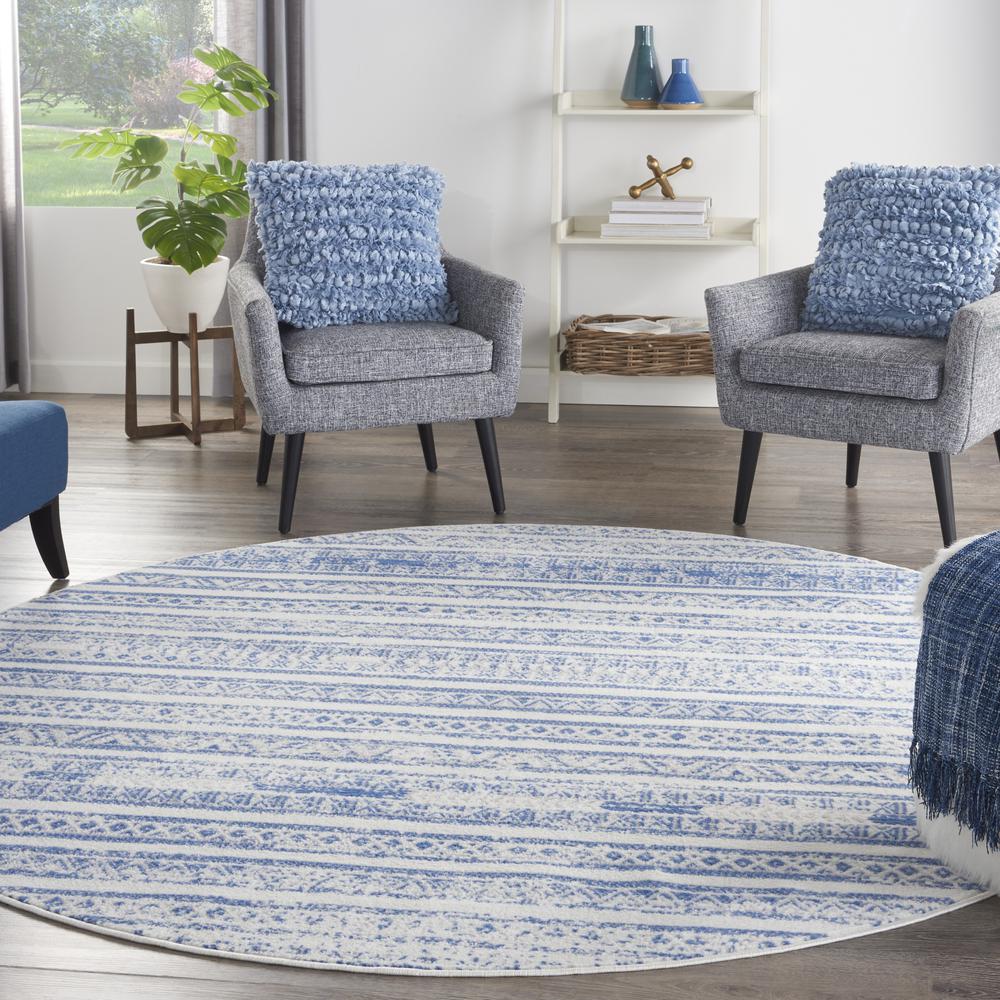 Nourison Whimsicle Area Rug, 8' Round (99446834775). Picture 2