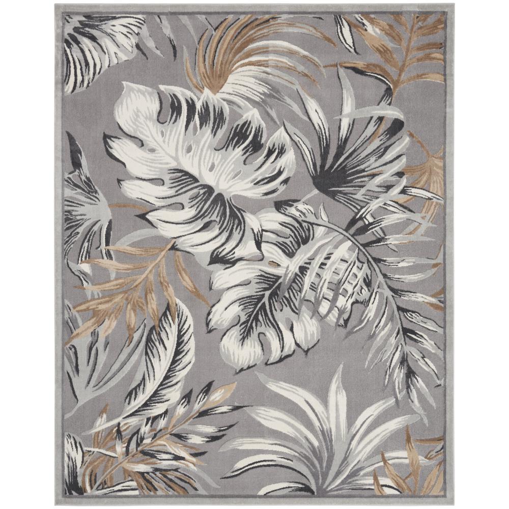 Tropical Rectangle Area Rug, 8' x 10'. Picture 1