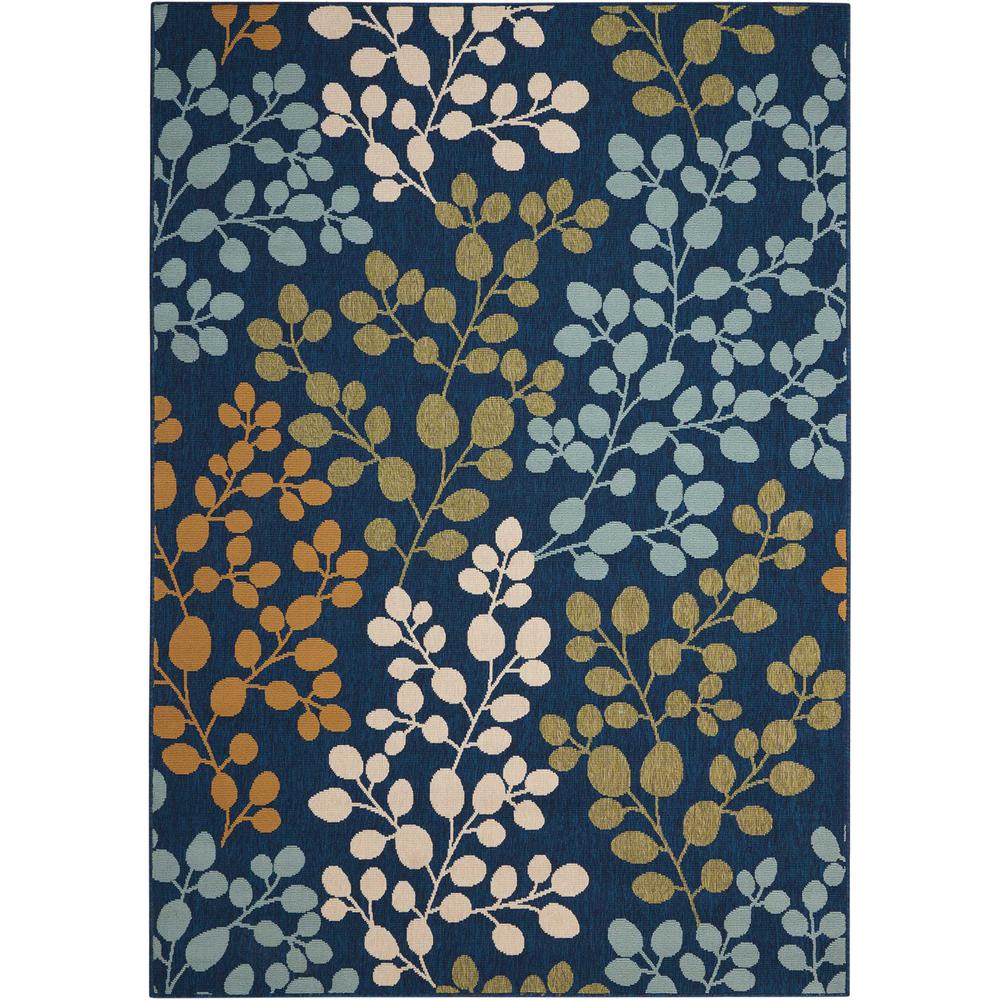 Caribbean Area Rug, Navy, 2'6" x 4'. Picture 1