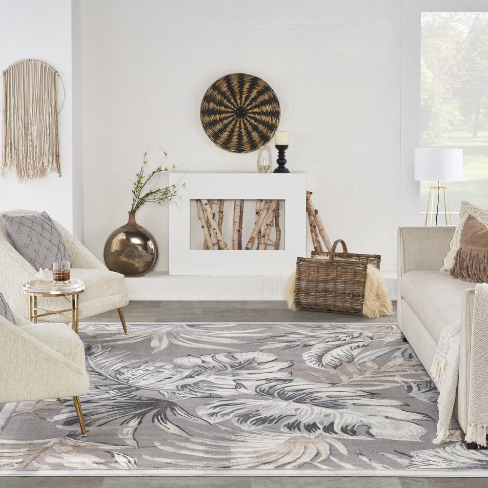 Tropical Rectangle Area Rug, 8' x 10'. Picture 9