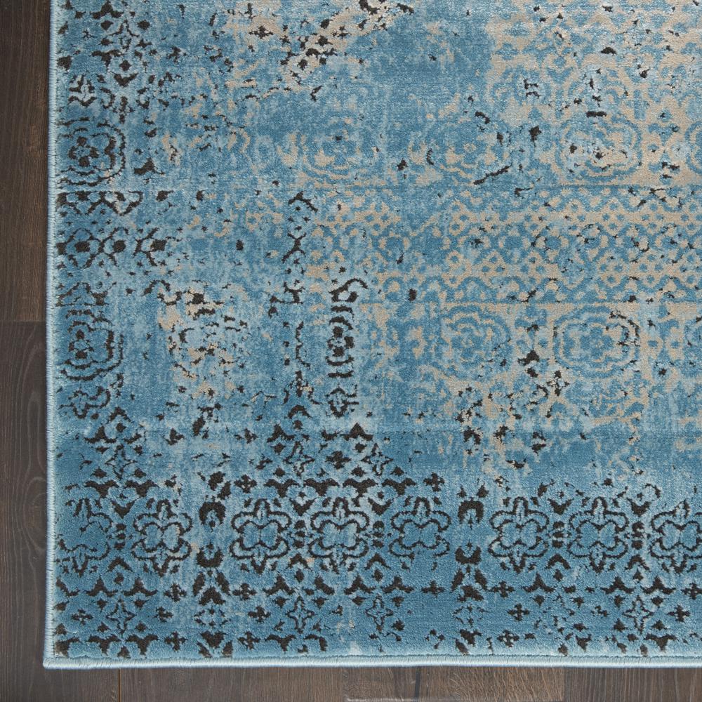 Karma Area Rug, Blue, 3'9" x 5'9". Picture 4
