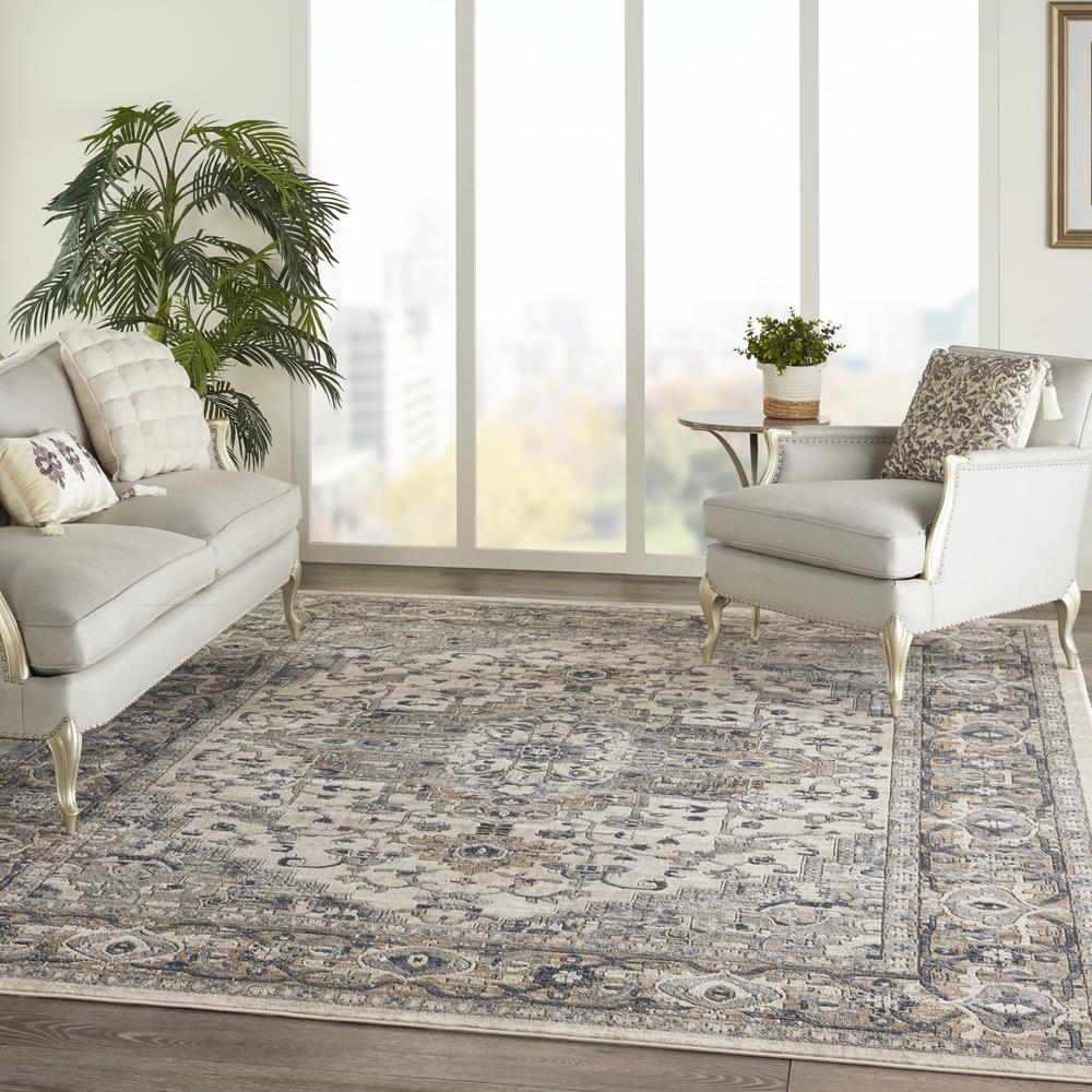 Nourison Quarry 7' x 10' Ivory/Grey Area Rug. Picture 9