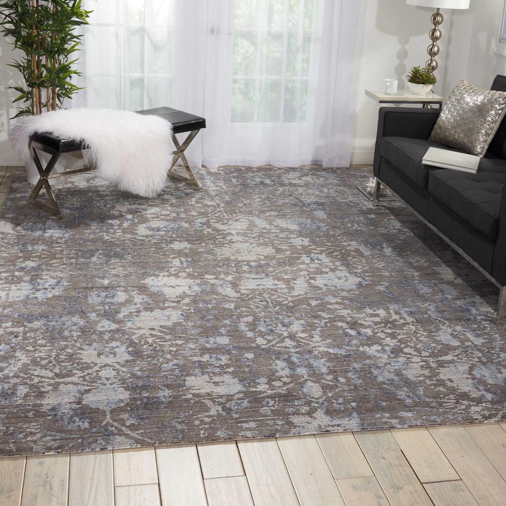 Nourison Lucent Dove Area Rug. Picture 3