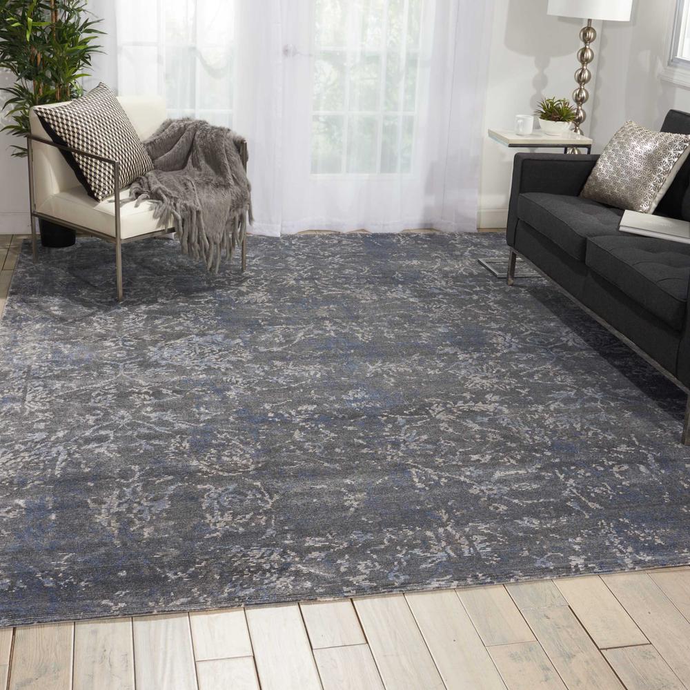 Nourison Lucent Coal Area Rug. Picture 3