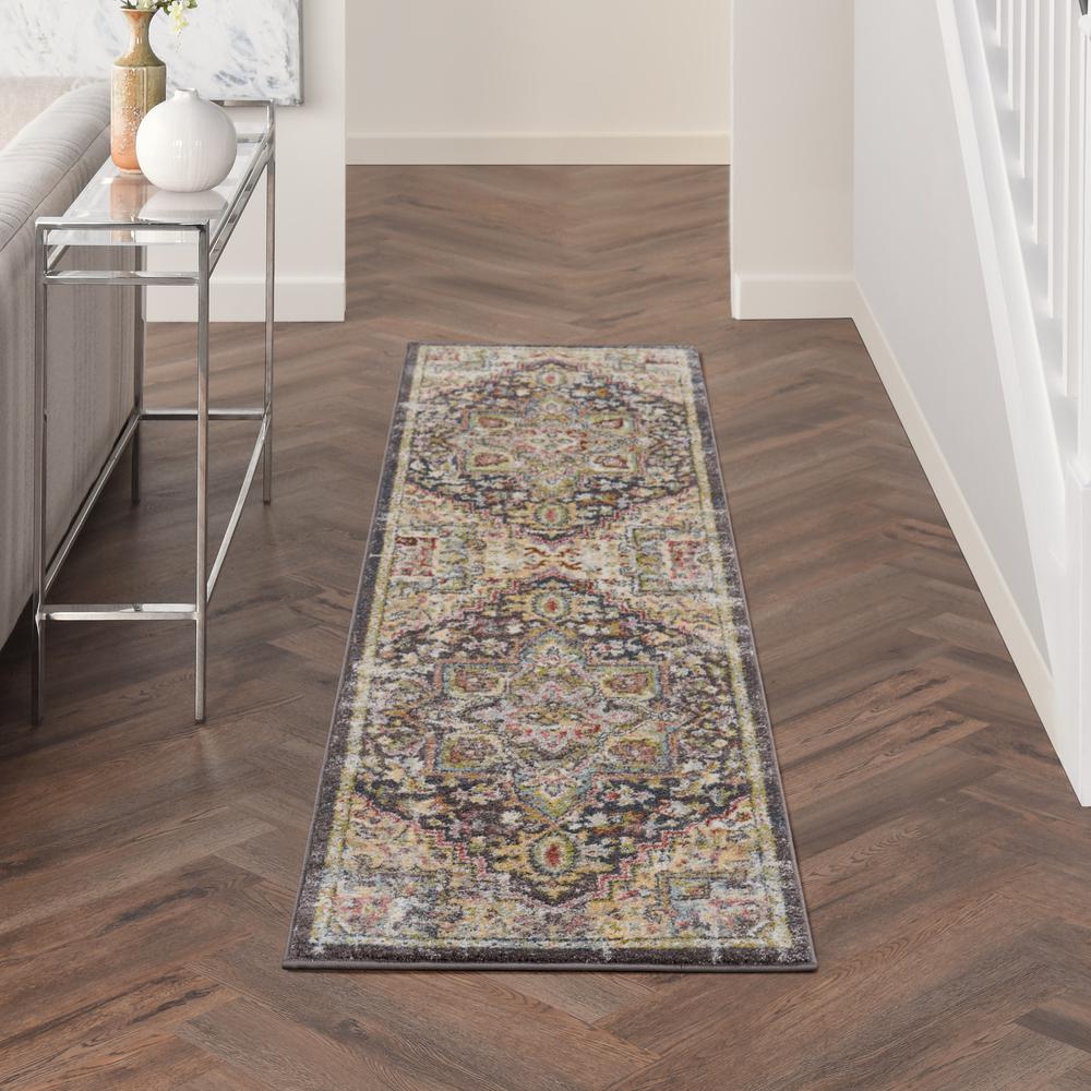 Vintage Runner Area Rug, 8' Runner. Picture 2
