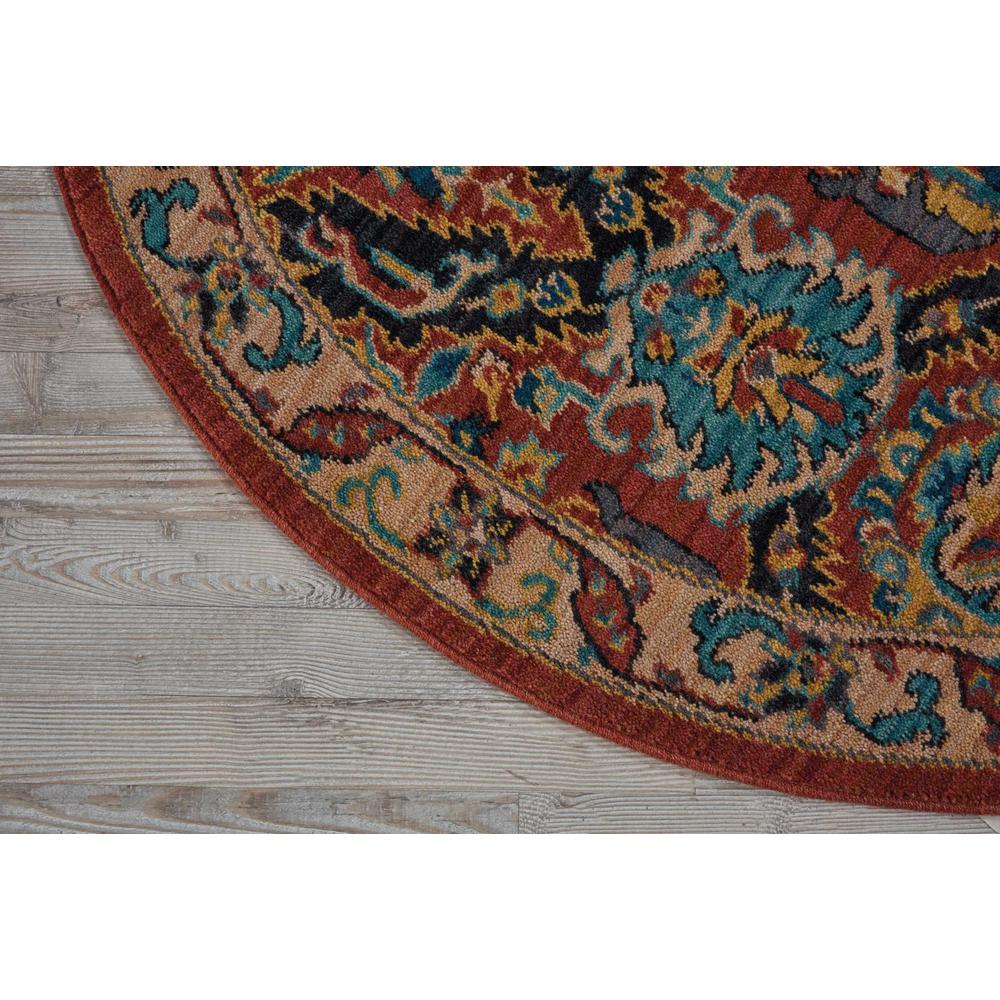 Nourison 2020 Area Rug, Terracotta, 5' x ROUND. Picture 3
