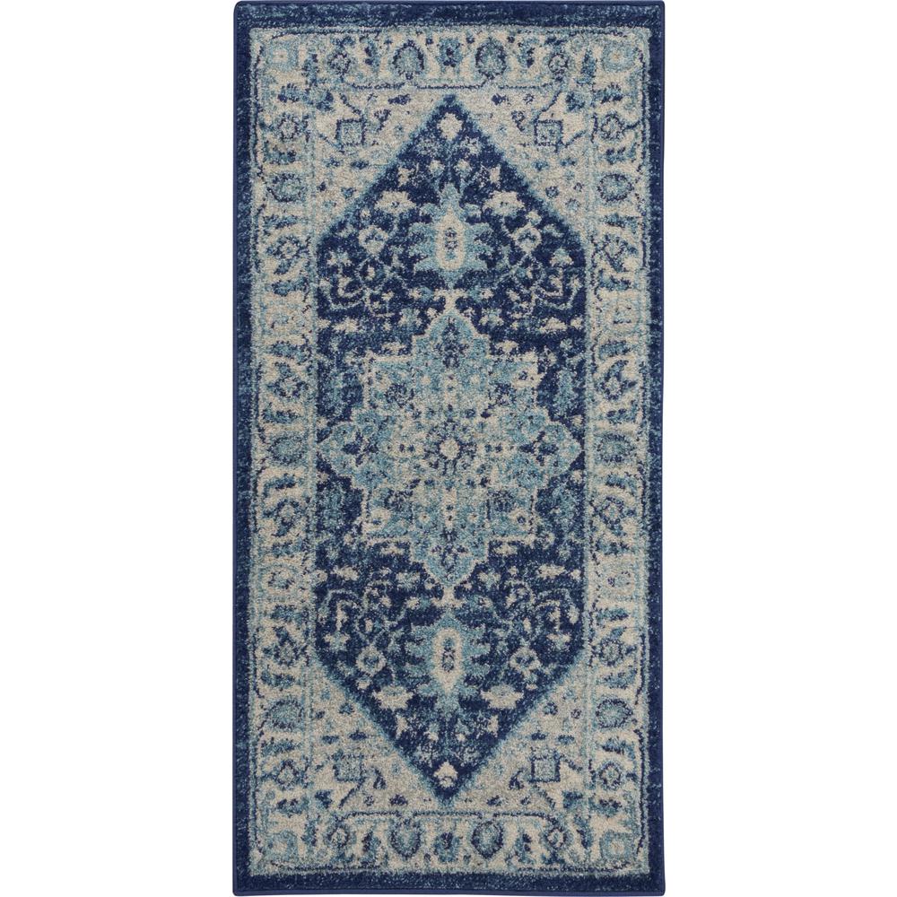 Vintage Rectangle Area Rug, 2' x 4'. Picture 1