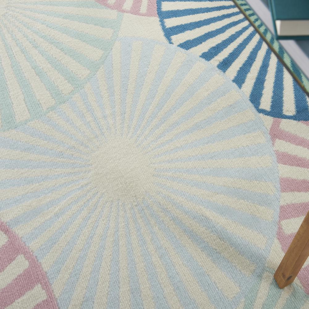 Grafix Area Rug, Ivory/Multicolor, 5'3"X7'3". Picture 8