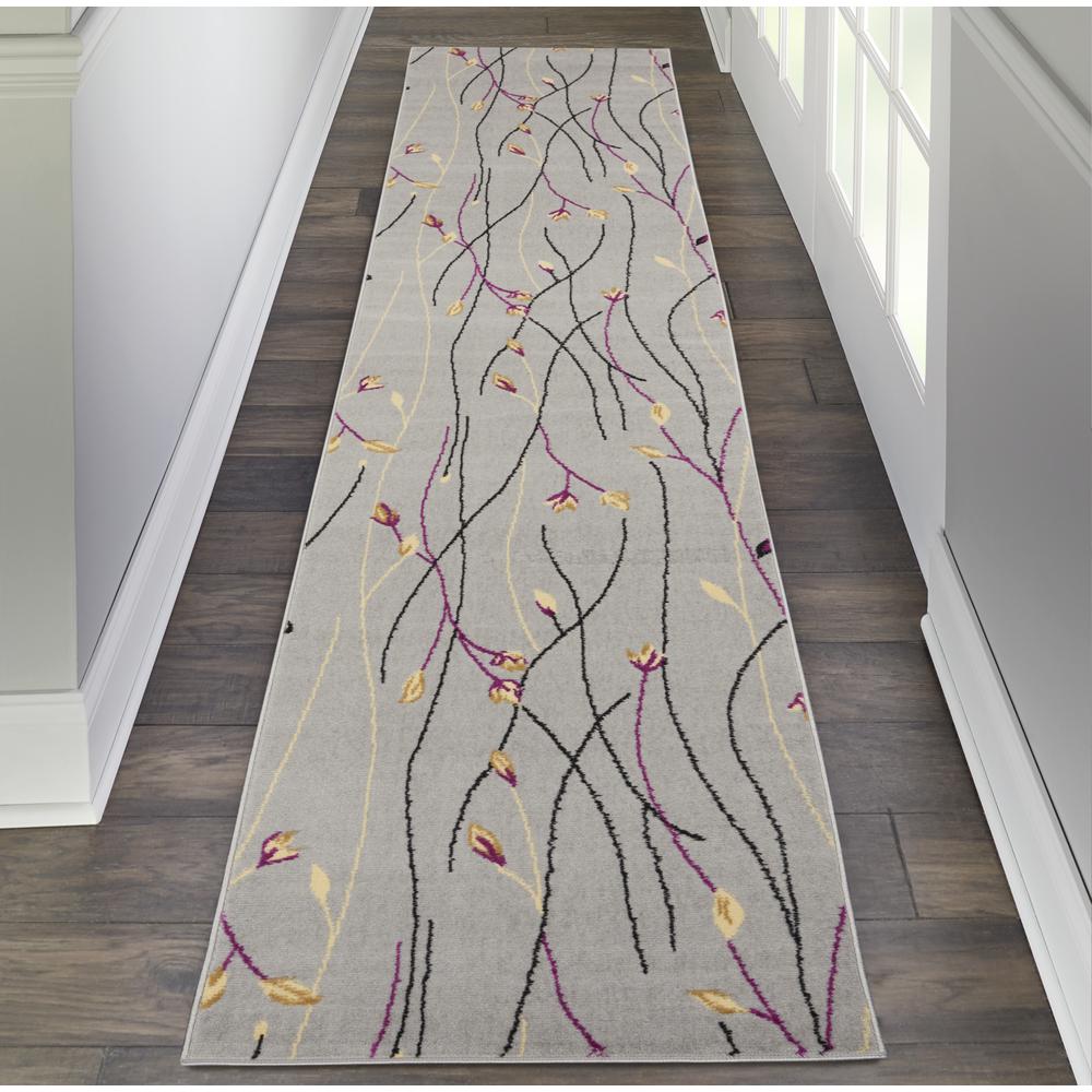 Contemporary Runner Area Rug, 12' Runner. Picture 2