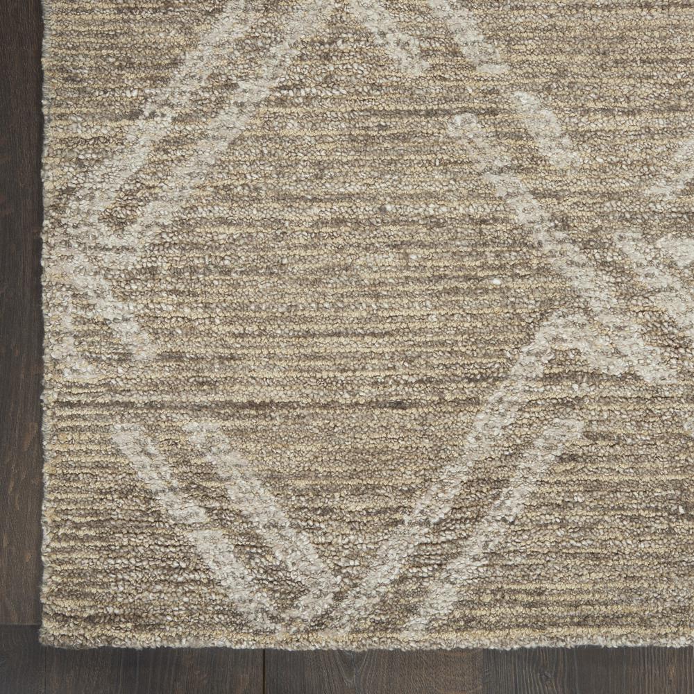 Nourison Venosa Area Rug, Taupe, 5'3" x ROUND, VSN01. Picture 4