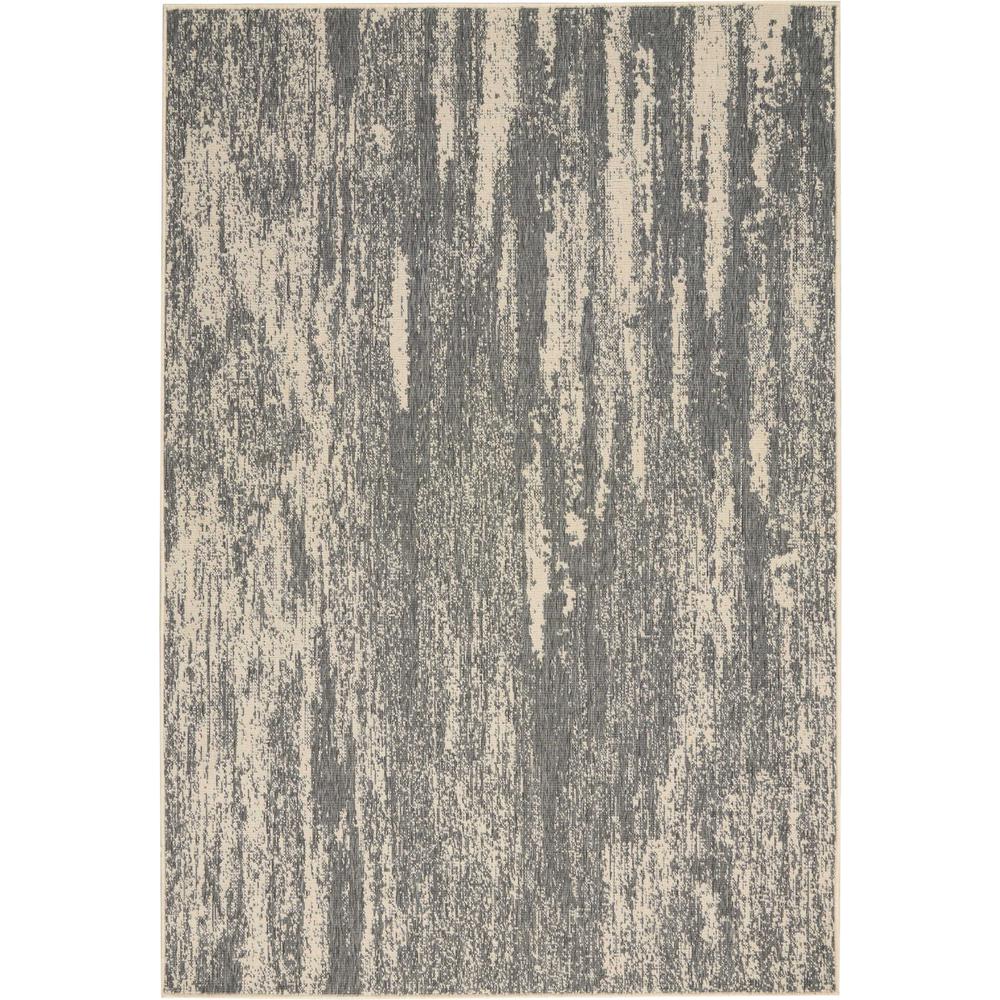 Barclay Butera Lido Grey/Cream Area Rug by Nourison. Picture 1