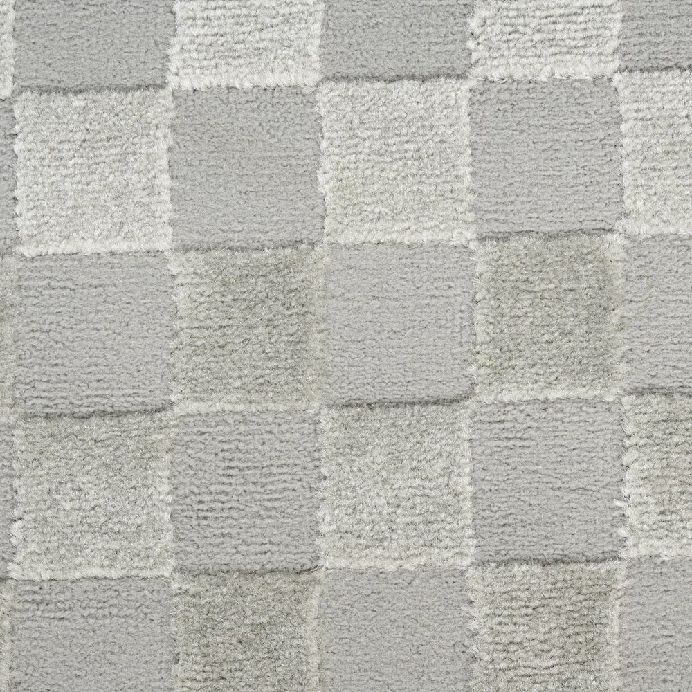 Serenity Home 7'10" x 9'10" Grey Modern Indoor Rug. Picture 6