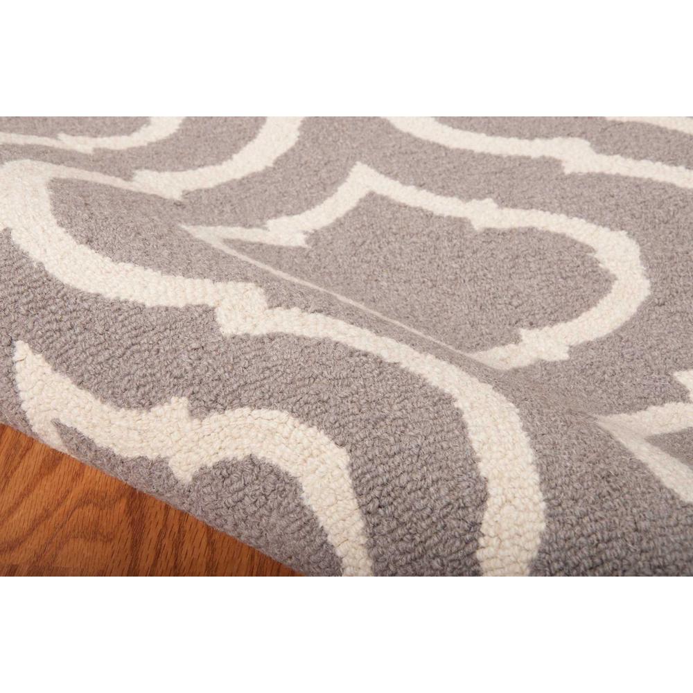 Linear Area Rug, Silver, 8' x 11". Picture 6