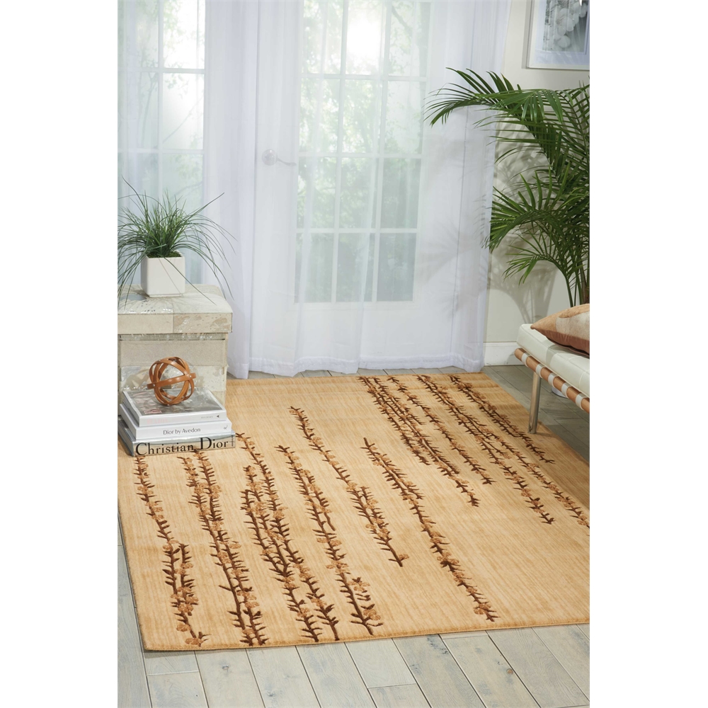 Nourison Radiant Impression Beige Area Rug. Picture 6