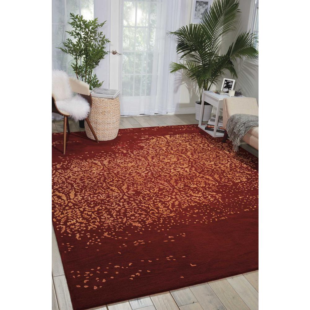Opaline Area Rug, Fire, 8'6" x 11'6". Picture 2