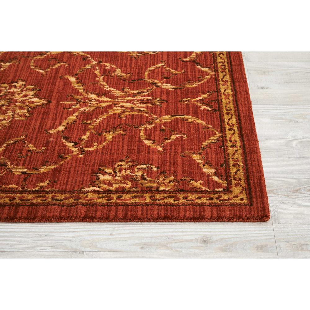 Nourison Radiant Impression Persimmon Area Rug. Picture 3