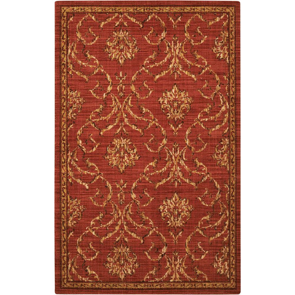 Nourison Radiant Impression Persimmon Area Rug. Picture 1
