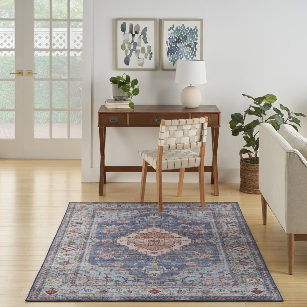 Vintage Rectangle Area Rug, 5' x 7'. Picture 9