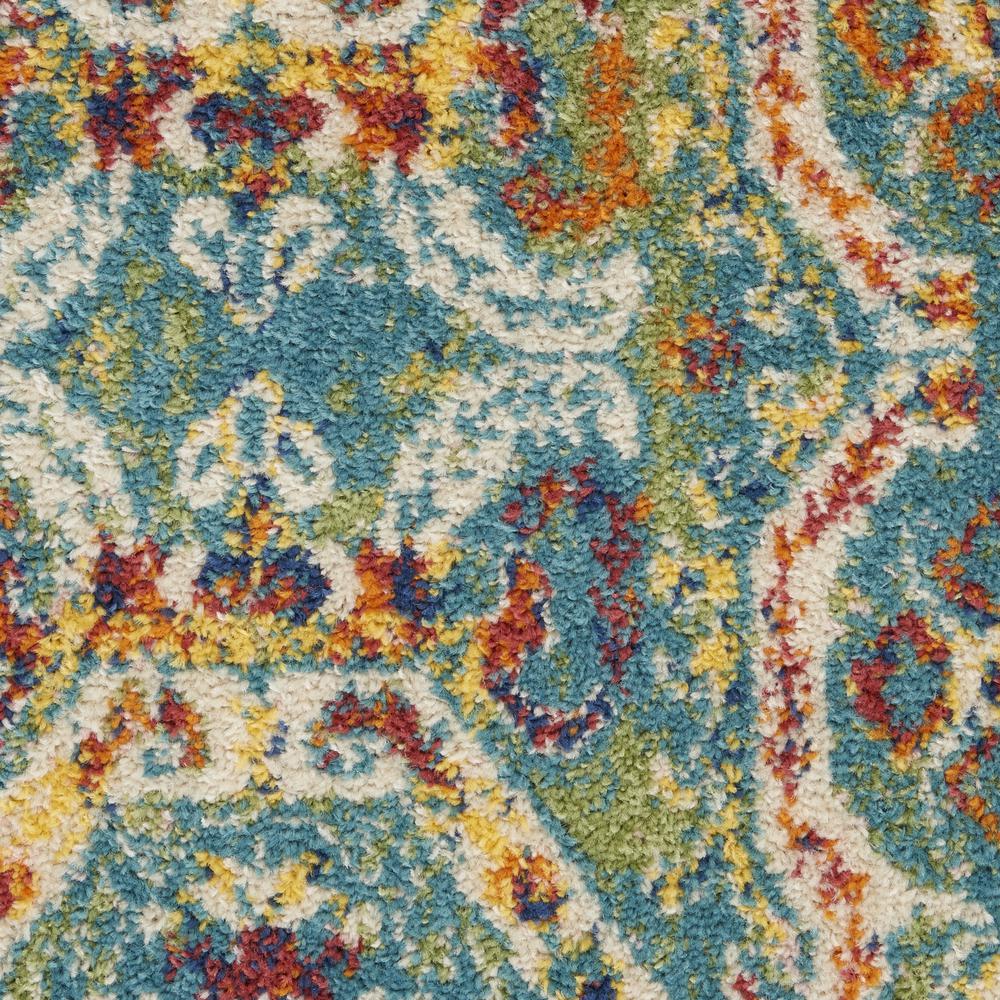 ALR05 Allur Turquoise Multicolor Area Rug- 5'3" x 7'3". Picture 5